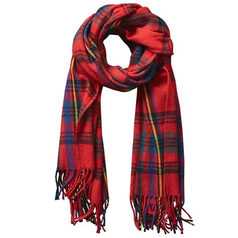 Tickled Pink - Tickled Pink Red Classic Tartan Plaid Scarf - Walmart ...