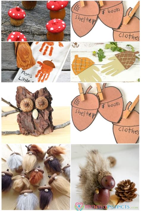 25+ Acorn Crafts for Kids – Mama Instincts®