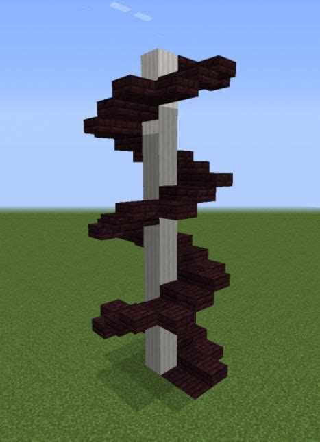 10+ spiral staircase minecraft | Minecraft houses, Minecraft castle, Minecraft wall