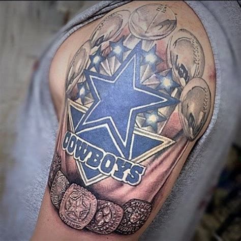 Championship Nfl Rings Dallas Cowboys Quarter Sleeve Tattoo Designs ...