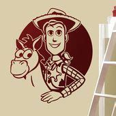 Woody y Perdigón Toy Story VINILOS INFANTILES#designinteriores #livingroomdesign #designerdress ...