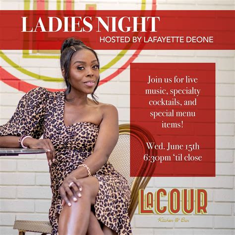 Ladies Night at LaCour Kitchen & Bar | La Cour Kitchen and Bar, Jackson ...