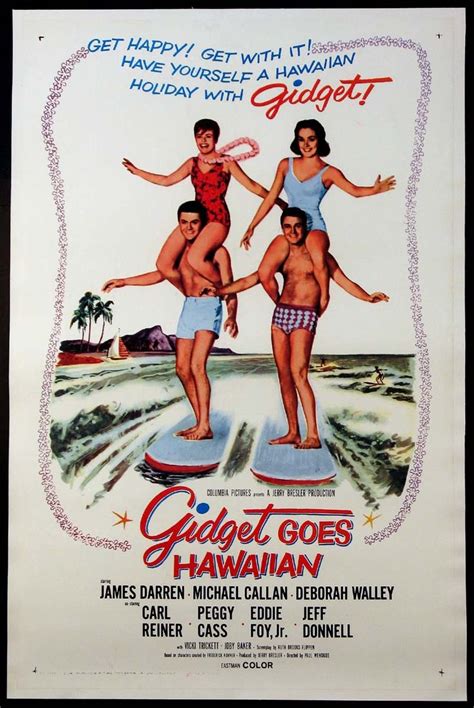 GIDGET GOES HAWAIIAN (1963) Original one sheet size, 27x41 movie poster. | Vintage surf, Gidget ...