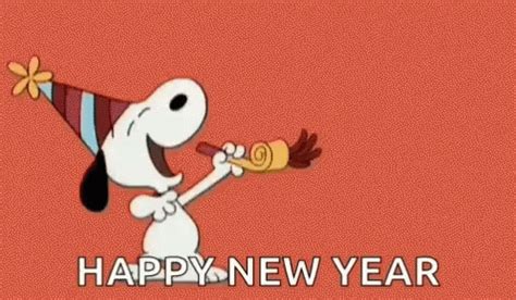 Happy New Year Snoopy GIF - HappyNewYear Snoopy - Discover & Share GIFs