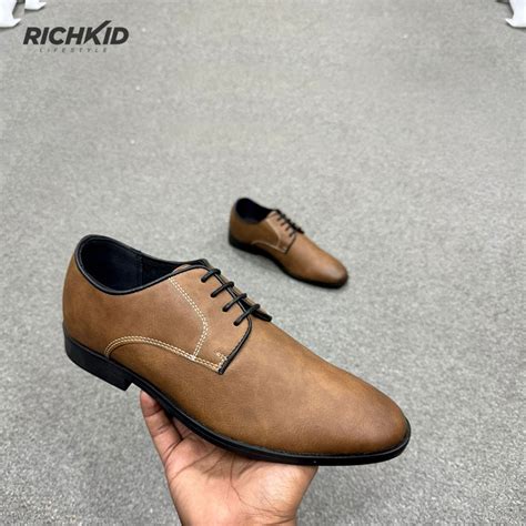 Brown derby shoes – Richkid