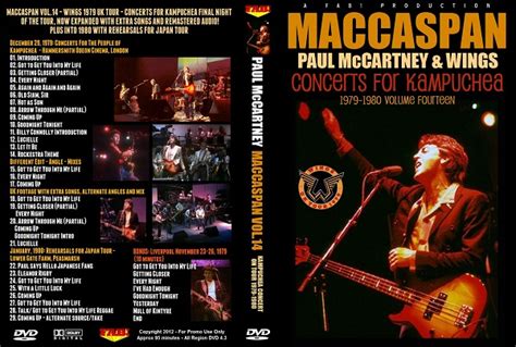 Paul McCartney - Concerts For Kampuchea 1979 - 1980 DVD - The World's ...