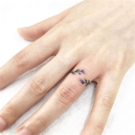 Forget the Metal—These Ring Finger Tattoos Will Stay With You Forever ...