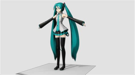 Miku Hatsune 3D Blender 01 by Hastemir on DeviantArt