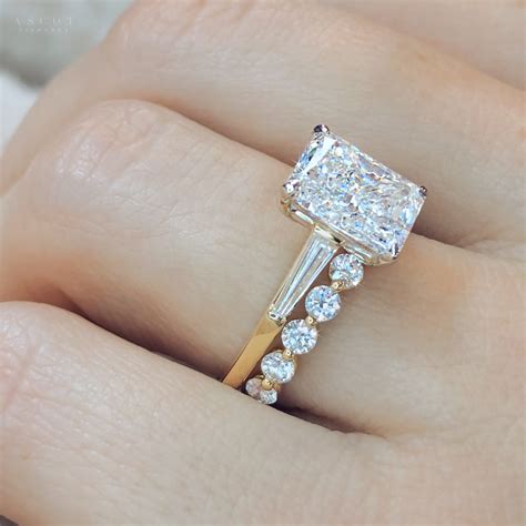 Custom Radiant Cut Diamond Ring – Ascot Diamonds