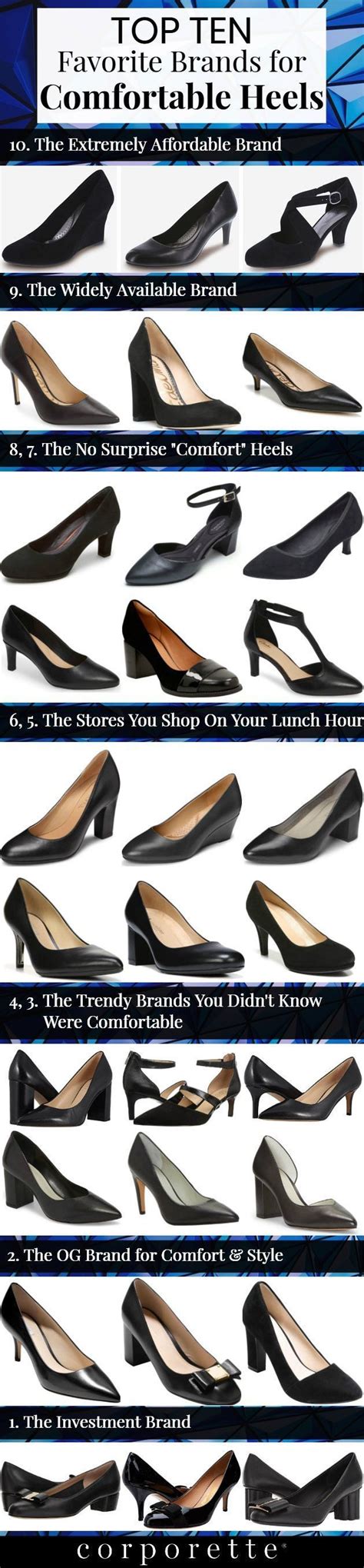 The Top 10 Most Comfortable Heel Brands - Corporette.com in 2020 ...