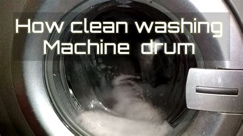 How to clean washing machine drum at home - YouTube