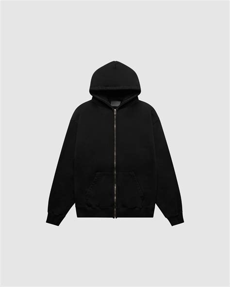 PSEUSHI Sermon Zip Hoodie Black – Chinatown Country Club