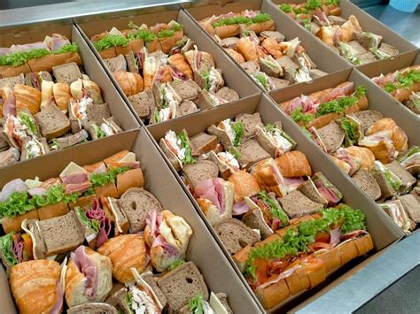Mixed sandwich platters that I made this morning at 3am for a catering ...