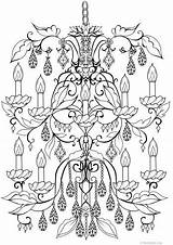 Chandelier – Favoreads Coloring Club sketch template