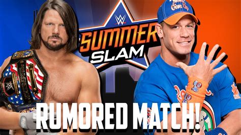 AJ Styles VS. John Cena For The U.S Championship At SummerSlam!? - YouTube