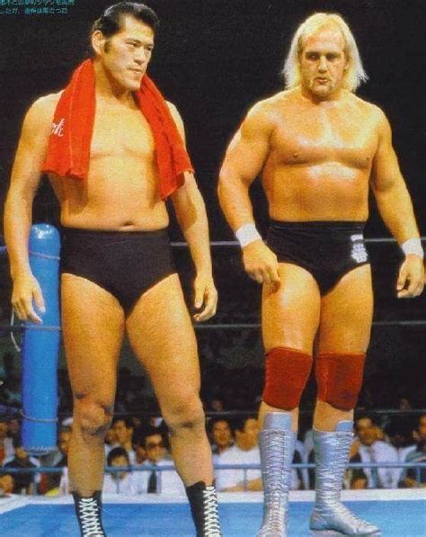 Antonio Inoki and Hulk Hogan in NJPW, 1983. | World championship wrestling, Wrestling superstars ...