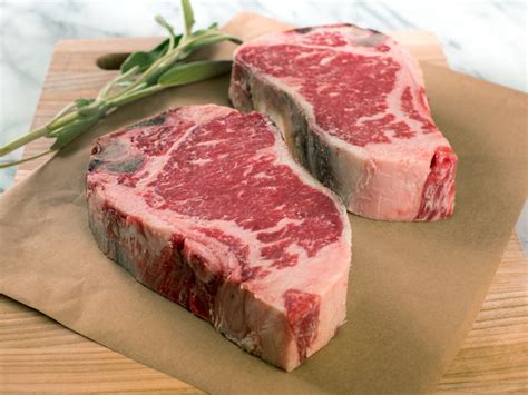 Dry Aged Naturally Raised Prime Kansas City Strip Steak (4 Per Pack)