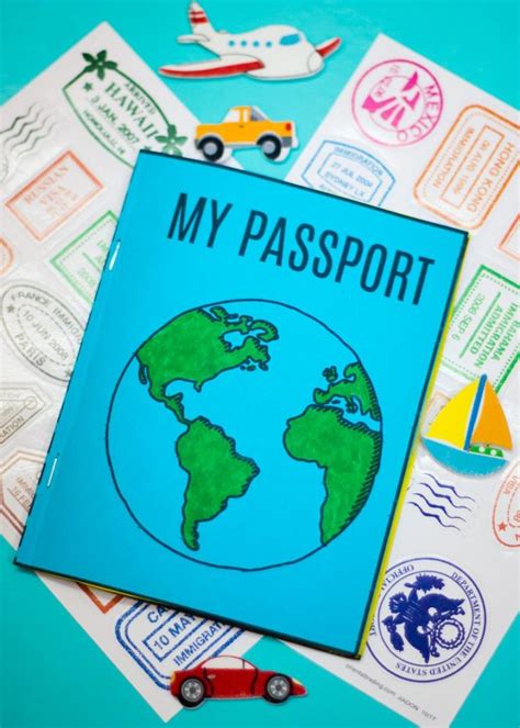 DIY Mini Passport Book + Free Printable | Make and Takes | Passports ...