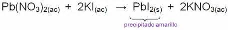 Reaccion de doble desplazamiento ~ QUIMICA