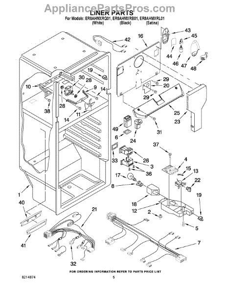 Parts for Whirlpool ER8AHMXRL01: Liner Parts - AppliancePartsPros.com