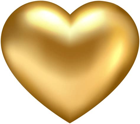 Gold Heart Transparent Gold Heart Png Clip Art Image Png Download Images | Sexiz Pix