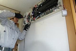 Solar installation, electrician wires secondary breaker P1… | Flickr