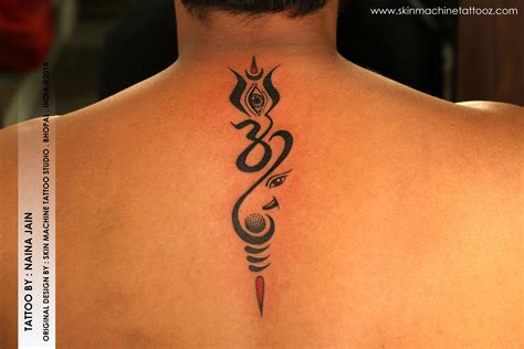 Shiva Back Neck Tattoo Designs Male | Tattoo designs wrist, Om tattoo ...