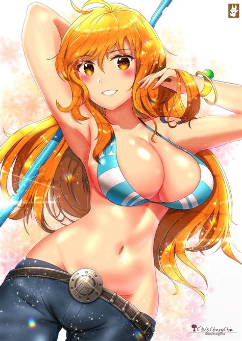 ナミ(ワンピース) 「Nami - One Piece ナミ #OnePiece #nami #ワン」|chinchongchaのイラスト