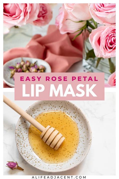 2-Step DIY Plumping Rose Petal Lip Mask for Soft, Plump Lips | Diy lip mask, Lip mask, Diy lips