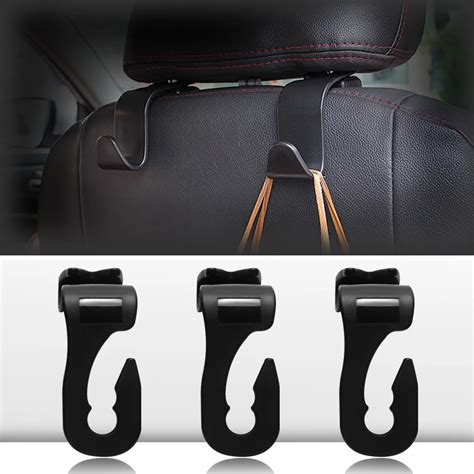 Universal Car Seat Back Hooks Hangers Organizer Universal Headrest ...