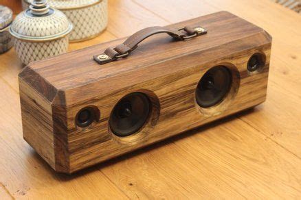 Portable Bluetooth speaker Diy Bluetooth Speaker, Diy Speakers, Wooden Projects, Woodworking ...