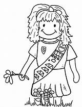 Girl Scout Brownie Coloring Pages At GetDrawings  Free Download sketch template