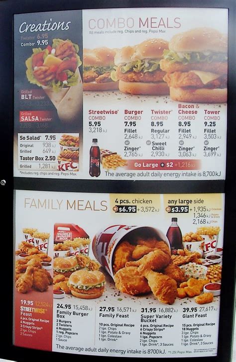 KFC Eastlink Rest Stop Menu | Kentucky Fried Chicken Drive T… | Flickr