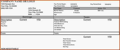 1099 Pay Stub Template Excel - Template 1 : Resume Examples #MoYow1NYZB