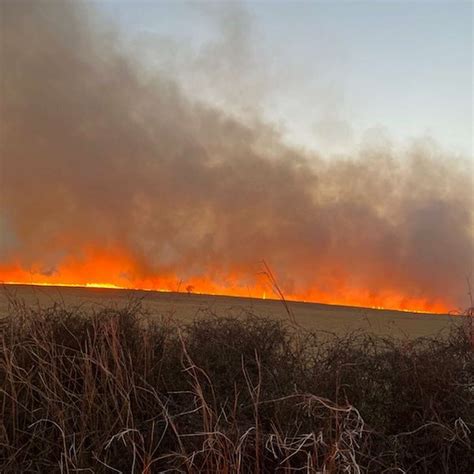 Photos show the Texas wildfires bringing smoky skies to Houston