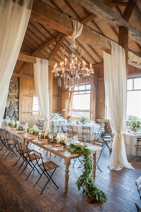 Elegant Destination Outdoor Mountain Wedding | Barn wedding decorations, Wedding decor elegant ...