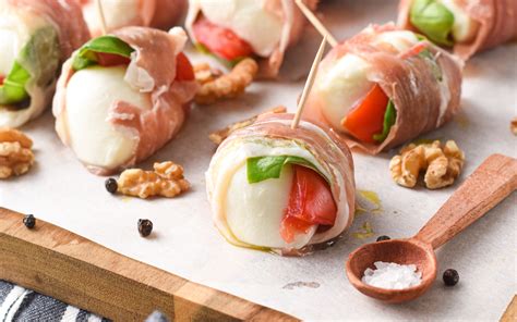 Prosciutto Wrapped Mozzarella - Sweet As Honey