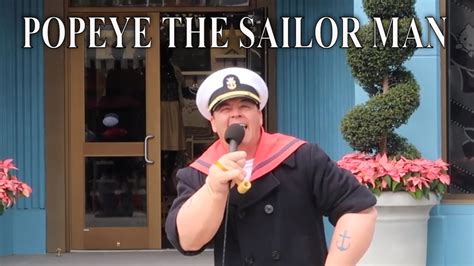 Popeye The Sailor Man | Popeye Singing Popeye The Sailor Man Song - YouTube