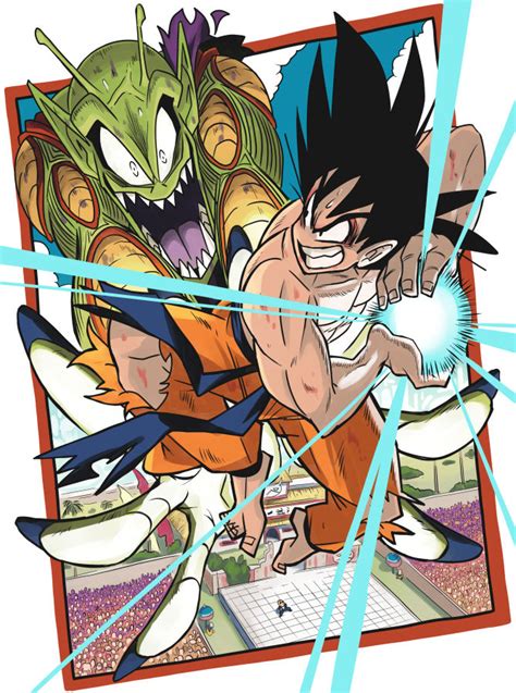 Goku vs. Piccolo by Gashi-gashi on DeviantArt