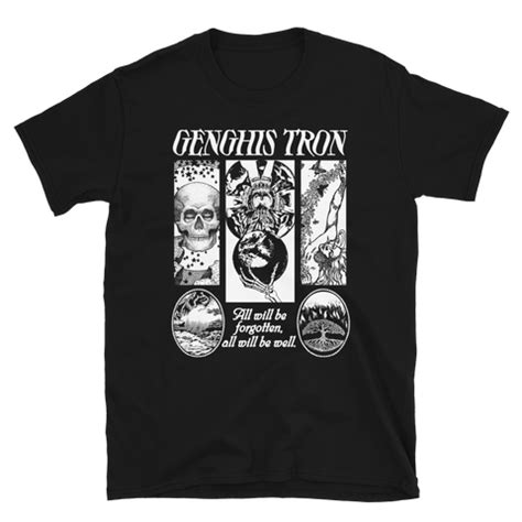 GENGHIS TRON Relief Black Shirt – Shirt Killer