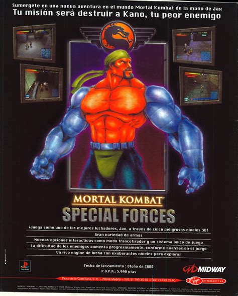 Mortal Kombat: Special Forces Details - LaunchBox Games Database