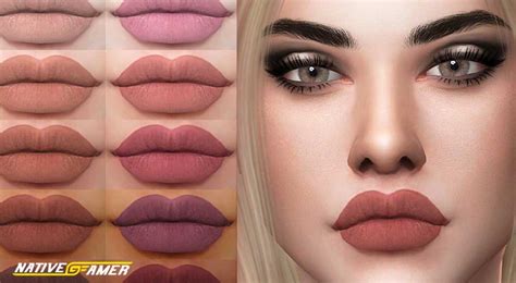 Sims 4 CC Lips