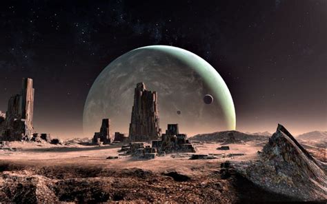 Alien Landscape Wallpaper | Alien planet, Alien worlds, Planets wallpaper