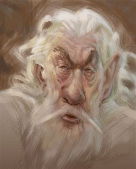 ArtStation - gandalf funny face