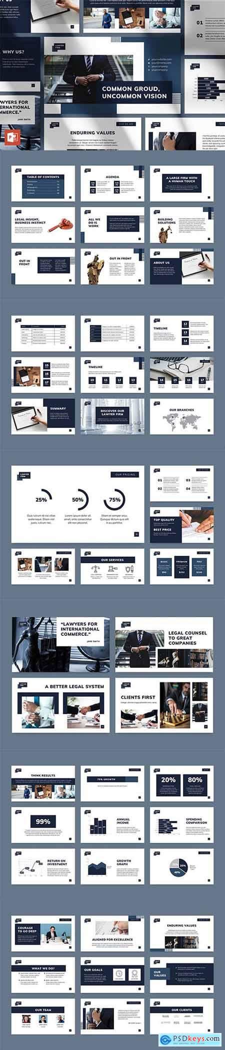 Law Firm PowerPoint Presentation Template » Free Download Photoshop Vector Stock image Via ...