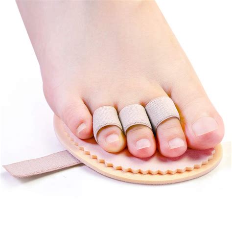 Buy Welnove Toe Straightener Hammer Toes Corrector Pack of 2 (3 Holes) for Claw Toe Mallet Toe ...