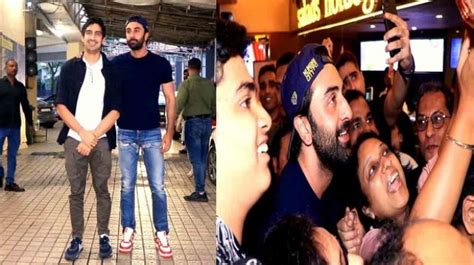 Ranbir Kapoor and Ayan Mukerji surprised audience at a theatre screening Brahmastra - Filmibeat