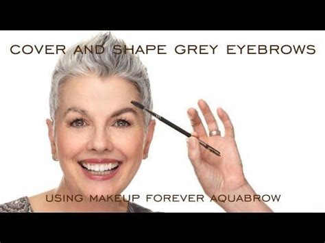 Flattering Makeup Colors for Grey Hair | Grey eyebrows, Grey hair eyebrows, Eyebrows