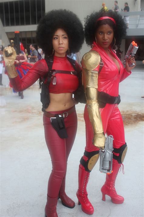 Two versions of Marvel's Misty Knight |dragon knight cosplay | Tumblr #cosplay Diy Costumes ...