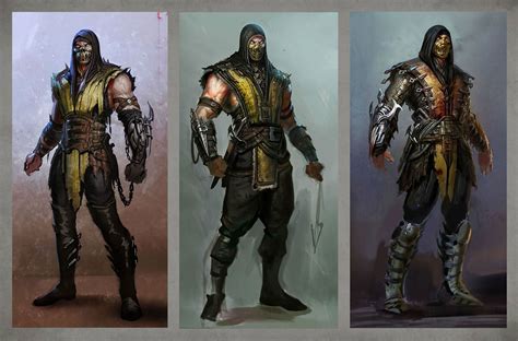 Scorpion Concept Art - Mortal Kombat X Art Gallery